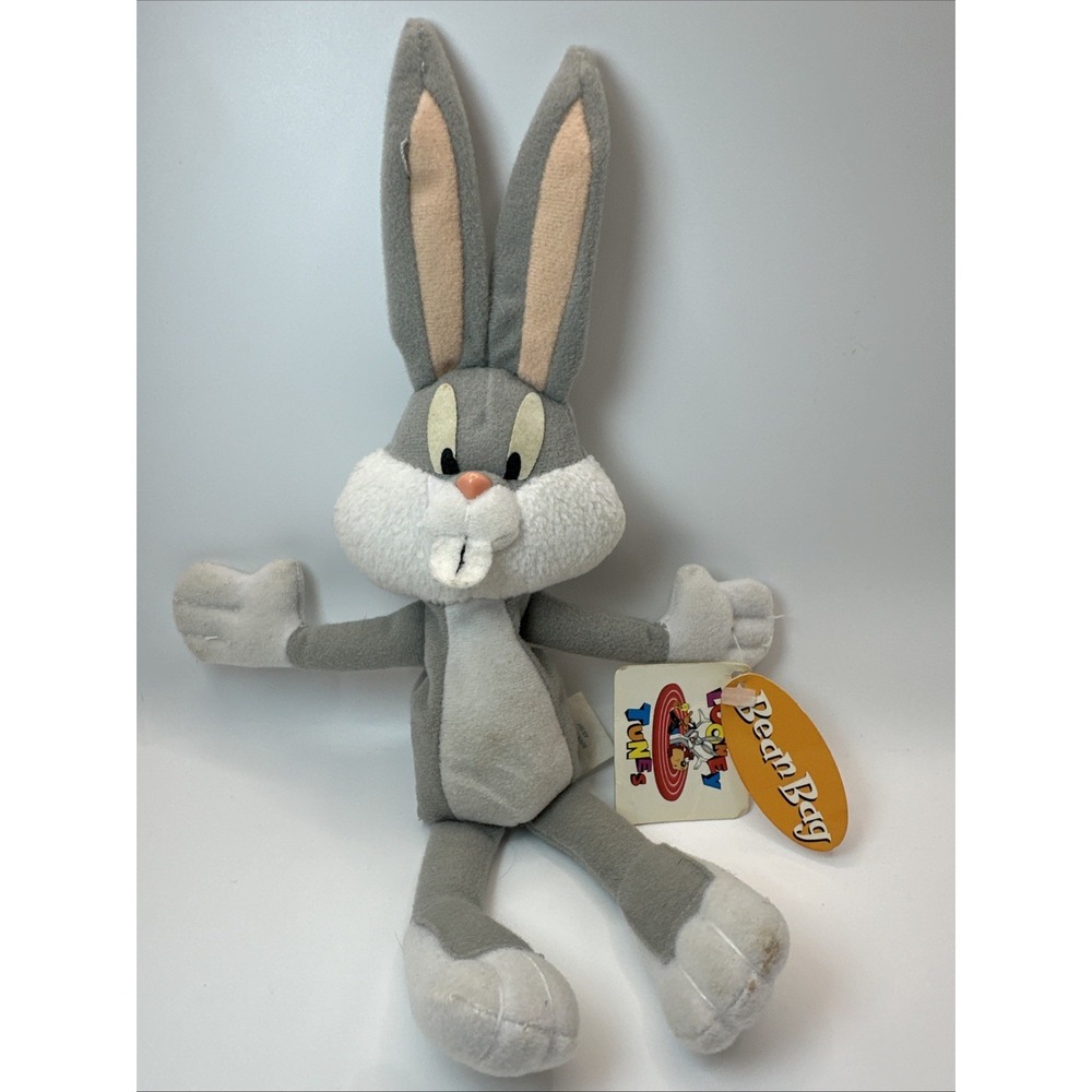 Vintage 1997 Bugs Bunny 10 inch Beanie Plush Applause Looney Tunes with Tag